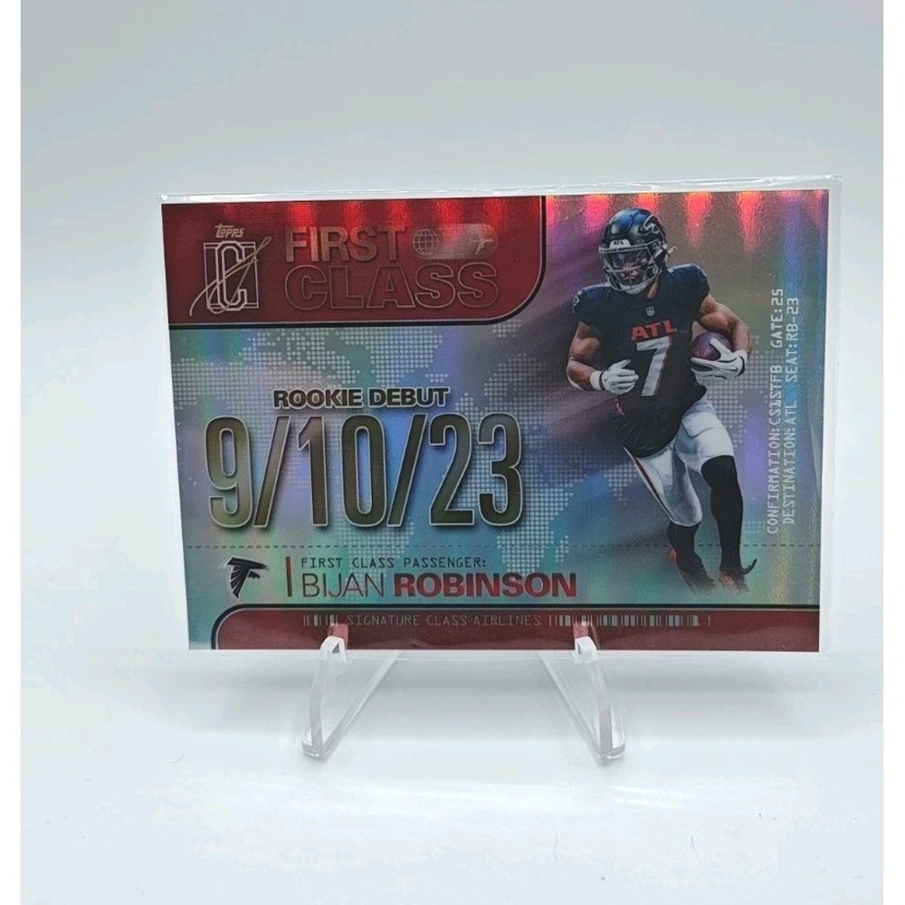 Bijan Robinson FIRST CLASS #FC-19 2025 Topps Signature Series NFL Falcons